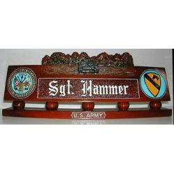 US Army Desk Nameplate - Army Tank Design 2 