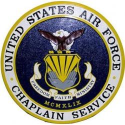 USAF Chaplain Service Seal Plaque 