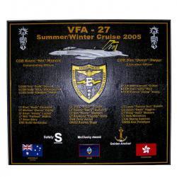 VFA 27 Cruise Plaque