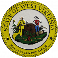 west virginia state seal plaque