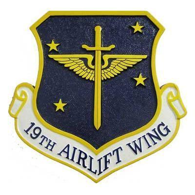 19th Airlift Wing Plaque