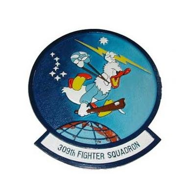 309th Fighter Squadron Plaque