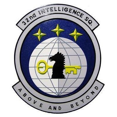32nd Intelligence Squadron Seal Plaque