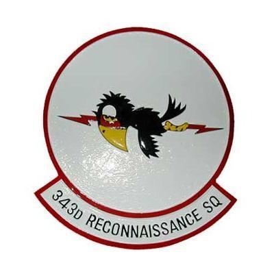 343d Recon Squadron Plaque
