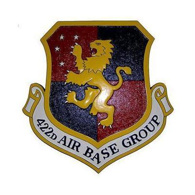 422d Air Base Group Crest Plaque