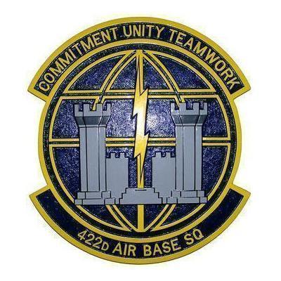 422d Air Base Squadron Plaque