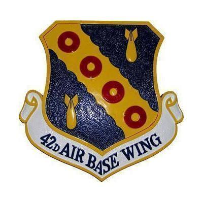 42d Air Base Wing Crest Plaque