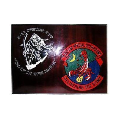 437 AW Special Operation Air Force Deployment Plaque