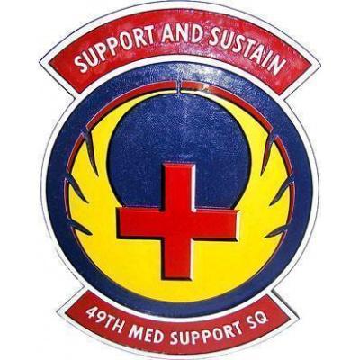 49th Medical Support Squadron Plaque