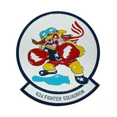 62nd Fighter Squadron Plaque