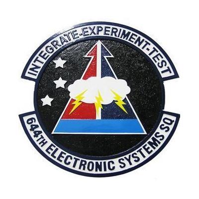 644th Electronic Systems Squadron Seal Plaque