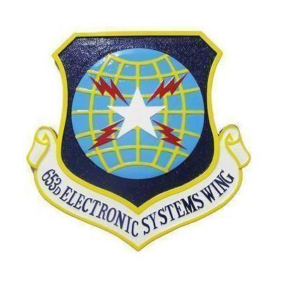 653D Electronic Systems Wings Seal Plaque
