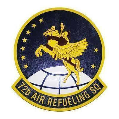 72D Air Refueling Squadron Seal Plaque