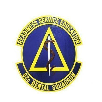 82D Dental Squadron Seal Plaque