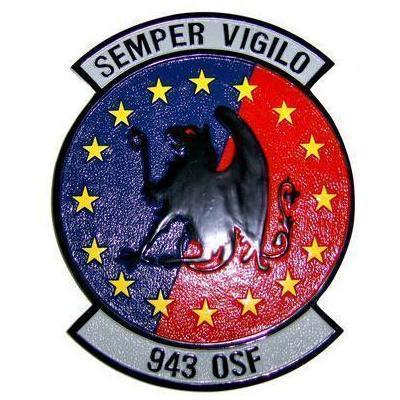 943d OSF Squadron Plaque