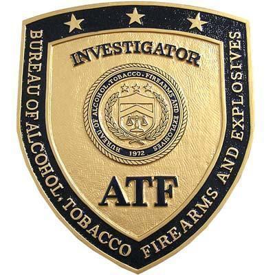 ATF Investigator Badge Plaque