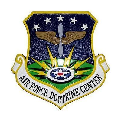 Air Force Doctrine Center Crest Plaque AFDC Crest Plaque