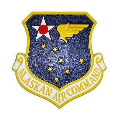 Alaskan Air Command Crest Plaque