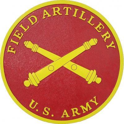 Army Field Artillery Seal Plaque