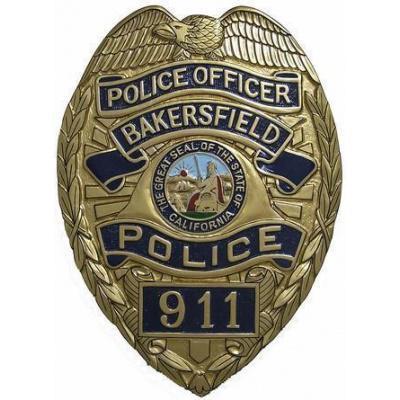 Bakersfield Police Badge Plaque