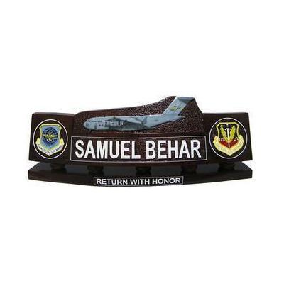 C17 Aircraft Desk Nameplate