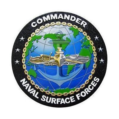 Commander Naval Surface Forces Seal Plaque
