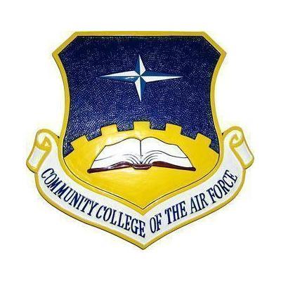 Community College of the Air Force CCAF Crest Plaque