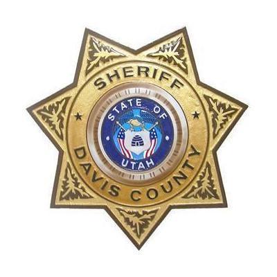 Davis County Sheriff Badge Plaque