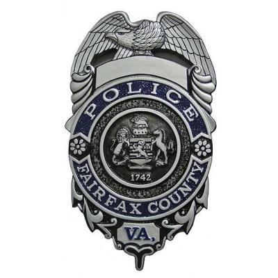 Fairfax Police County Badge Plaque