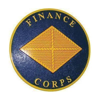 Finance Corps Seal Plaque