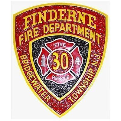 Finderne Fire Department Emblem Plaque