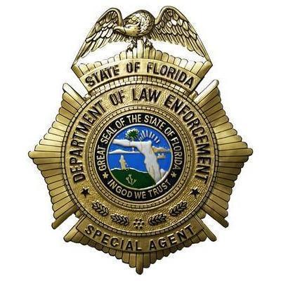 Florida Dept of Law Enforcement Badge Plaque