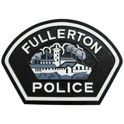 Fullerton Police Department Plaque