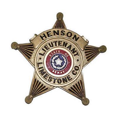 Limestone County Police Badge Plaque