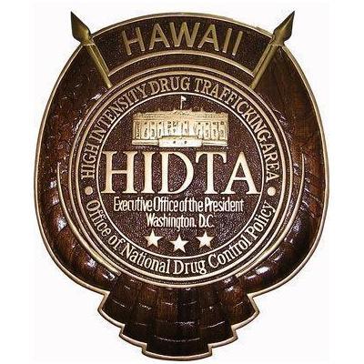High Intensity Drug Trafficking Area Hawaii Seal Gold