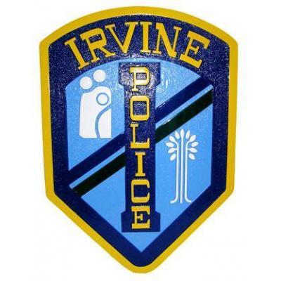 Irvine Police Department Patch Plaque