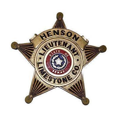 Limestone County Sheriff Badge Plaque