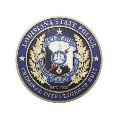 Louisiana State Police Criminal Intelligence Unit Plaque