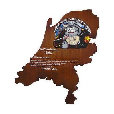 Deployment Presentation Plaque With Dedication