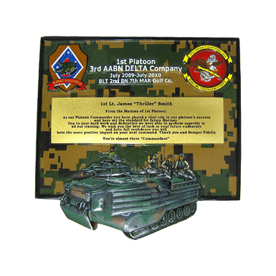 Marines 3rd AABN Delta Deployment Plaque