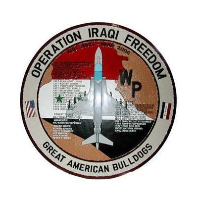 Operation Iraqi Freedom Marine Corps Deployment Plaque