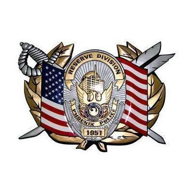 Phoenix Police Reserve Division Insignia Badge Plaque