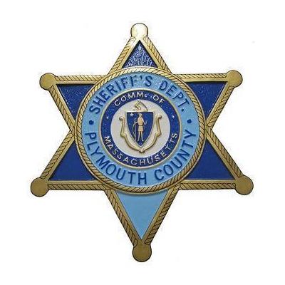 Plymouth County Sheriffs Office Badge Plaque