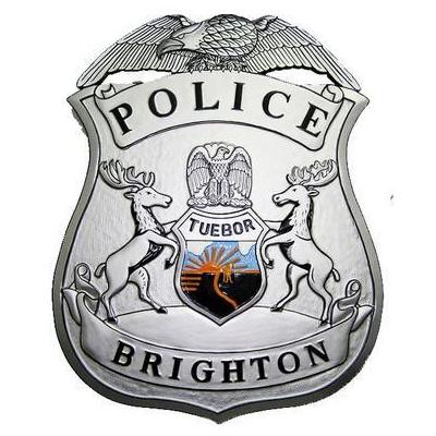 Police Brighton Badge Plaque