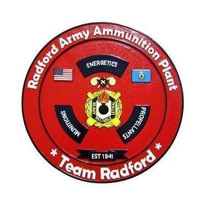 Radford Army Ammunition Plant Seal Plaque