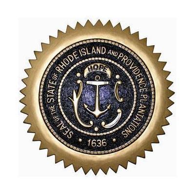 Rhode Island State Seal Plaque