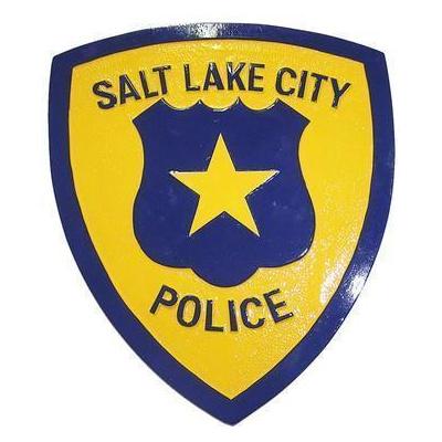 Salt Lake City Police Patch Plaque