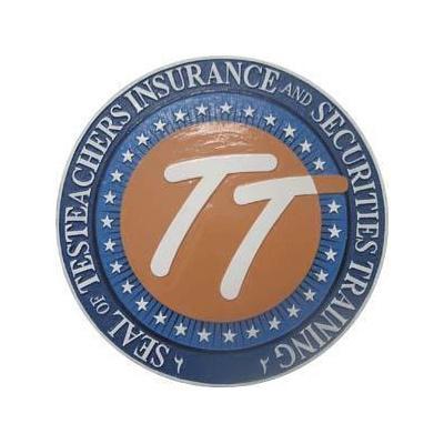 Seal of Testeachers Insurance and Securities Training Plaque