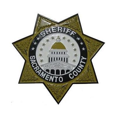 Sheriff Sacramento County Badge Plaque