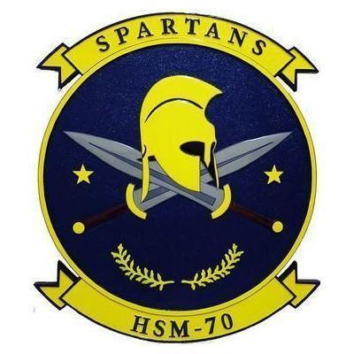 Spartans HSM 70 Seal Plaque